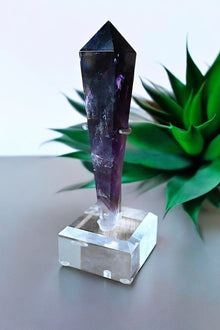  A Grade Amethyst Wand in Custom Stand