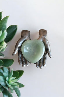  Green Aventurine Heart Thumb Stone