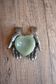  Green Aventurine Heart Thumb Stone