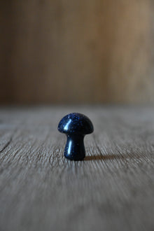  Blue Goldstone Mini Mushroom