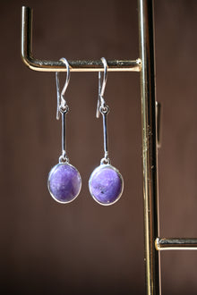  Entia Collection - Charoite Earrings