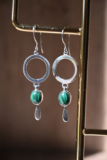  Entia Collection - Malachite Earrings