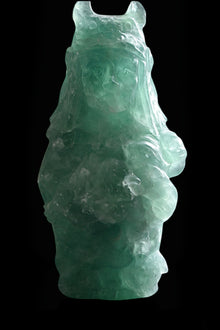  Green Fluorite Native Carving